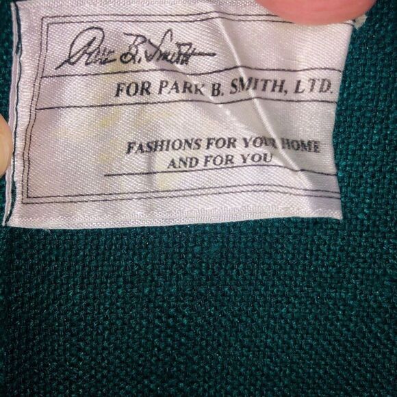 Park B Smith Lap Throw Shawl Green Silk 50 x 60 Hand Dyed Woven Splendor New - Picture 7 of 7